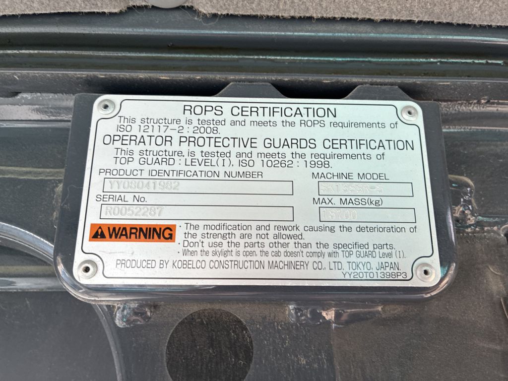 SK135SR-5-YY08-041982