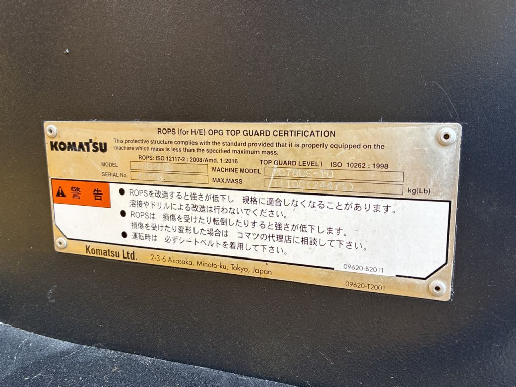 PC78US-10-33276